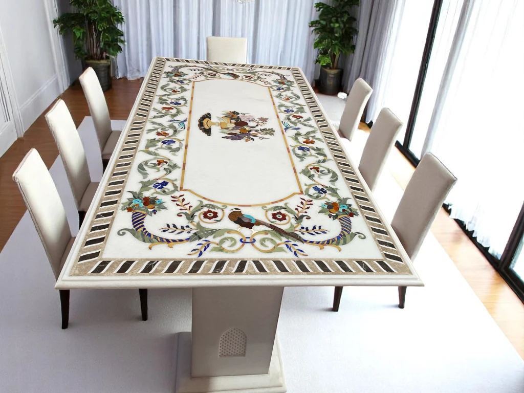 Bespoke Marble Dining Table Bases – Unique & Personalized Design